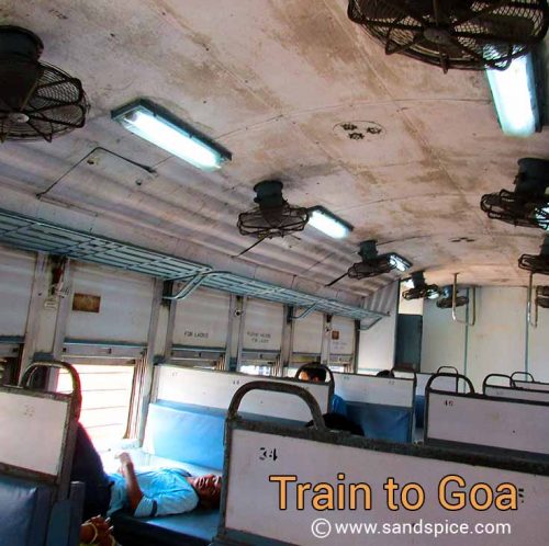 South Goa via AC2 train class: Book ahead, but don't expect much