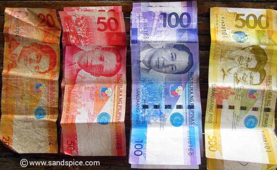 Colorful Filipino Currency