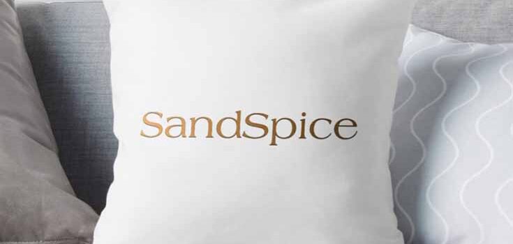 SandSpice Throw Pillow