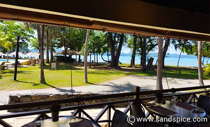 Rebak Island Resort - View from the restaurant