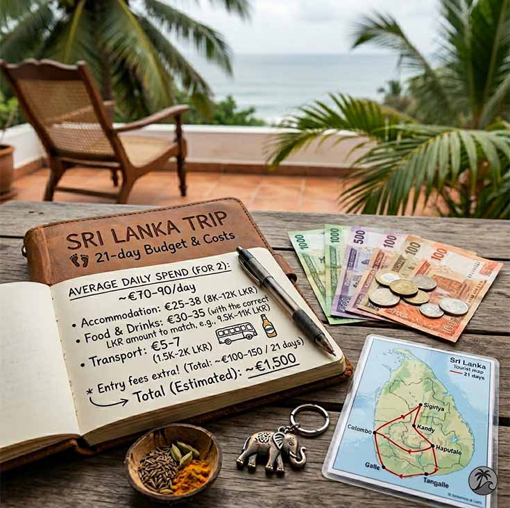 Sri Lanka on a Shoestring 👣 Our 21-Day Cost Breakdown (2026 Edition)