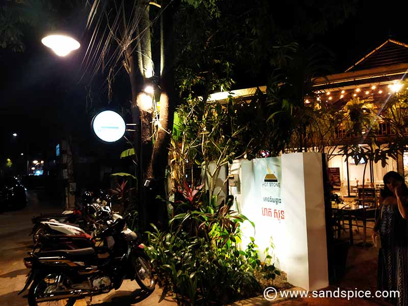 The Hot Stone Restaurant - Drink & Eat in Siem Reap Cambodia