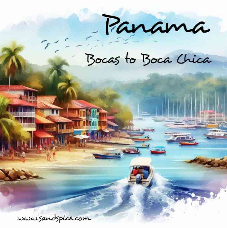 Bocas to Boca Chica 🇵🇦 Panama by Boat & Bus 🚏