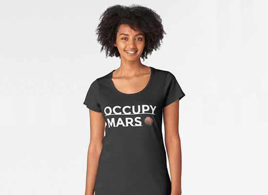 The 'Occupy Mars' T-Shirt 🔴