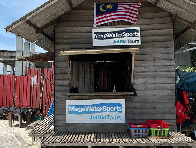 Mega Water Sports beachfront office