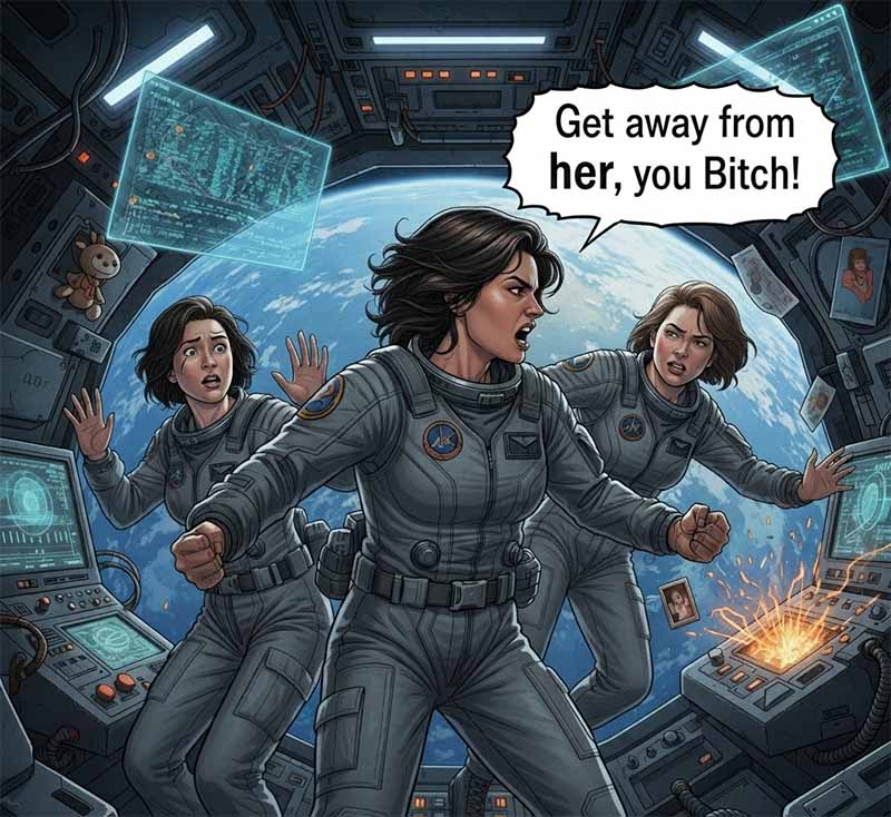 Ripley 'Get away from her you Bitch'