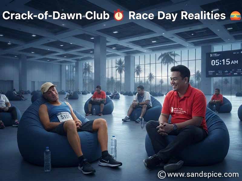 Tropical Marathon Beanbag