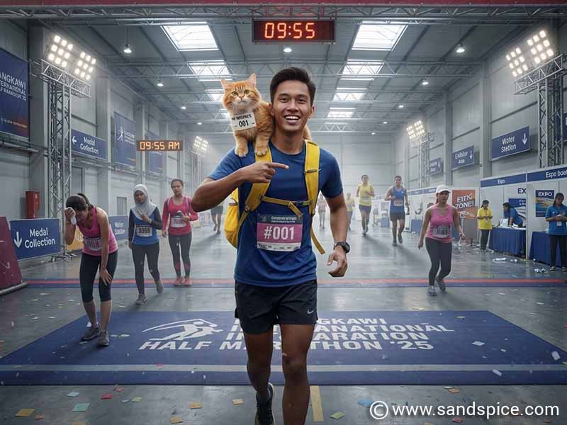 Tropical Marathon Cat