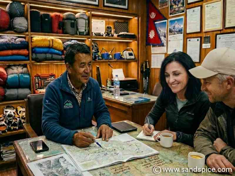 Planning our Lantang Valley Trek