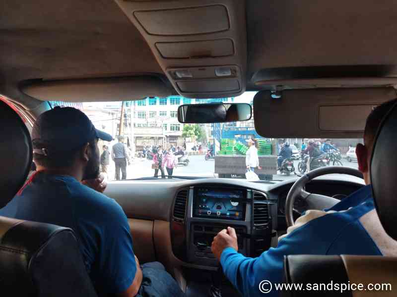 Traffic Leaving Kathmandu