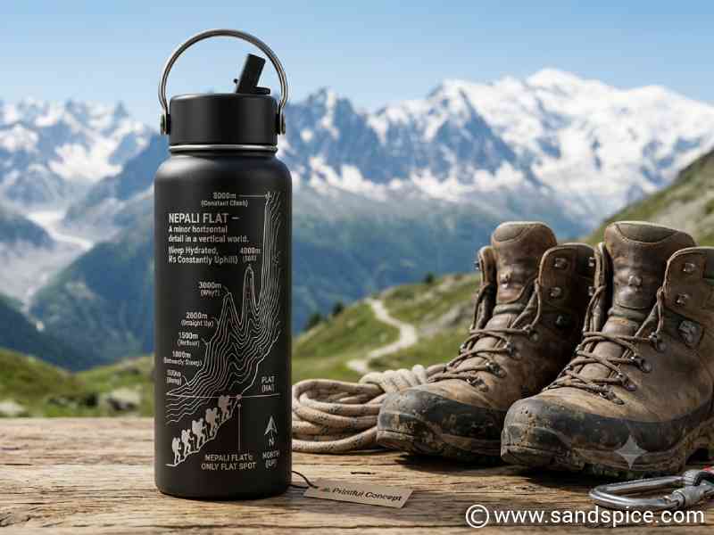 Hydration in the Himalayas - onroute to Lama Hotel