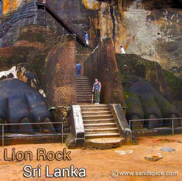 Lion Rock Buddhist Settlement and Citadel, Sigiriya Sri Lanka