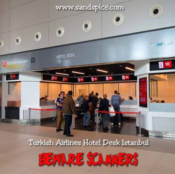 Turkish Airlines Hotel Desk Istanbul