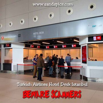 Turkish Airlines Hotel Desk Istanbul