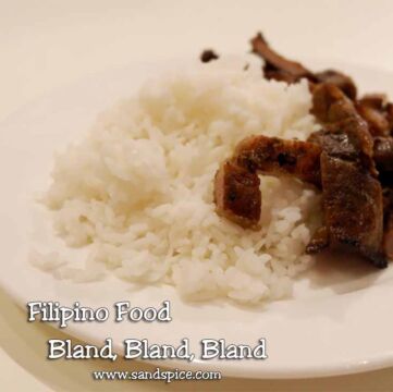 Bland Filipino Food