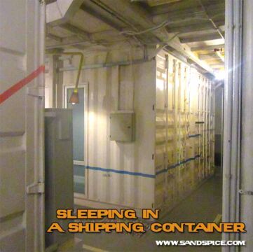 Sleeping in a Shipping Container - Cyberjaya