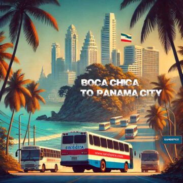 Travelling from Boca Chica to Panama City 🌴🚍➡️🌆