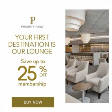 Priority Pass Lounge Membership