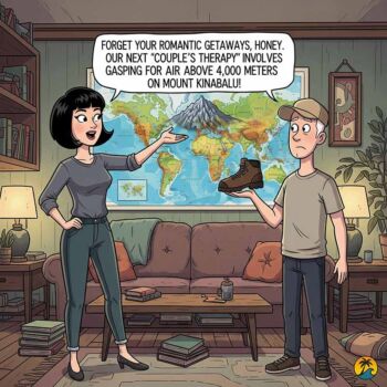 Kinabalu! β°οΈ 'Warm-Up' Act for K2 Base Camp π§ββοΈ(and a marriage test β€οΈβπ©Ή)