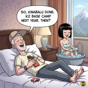 Kinabalu! β°οΈ 'Warm-Up' Act for K2 Base Camp π§ββοΈ(and a marriage test β€οΈβπ©Ή)