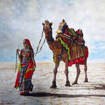 The Great Rann of Kutch by Elena Bondar