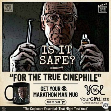 The "Is It Safe?" Noir Mug 🦷 Marathon Man Tribute