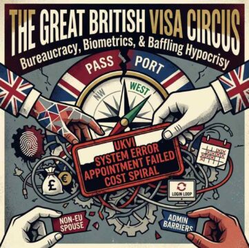 The Great British Visa Circus 🛂 Bureaucracy, Biometrics & Broken Portals
